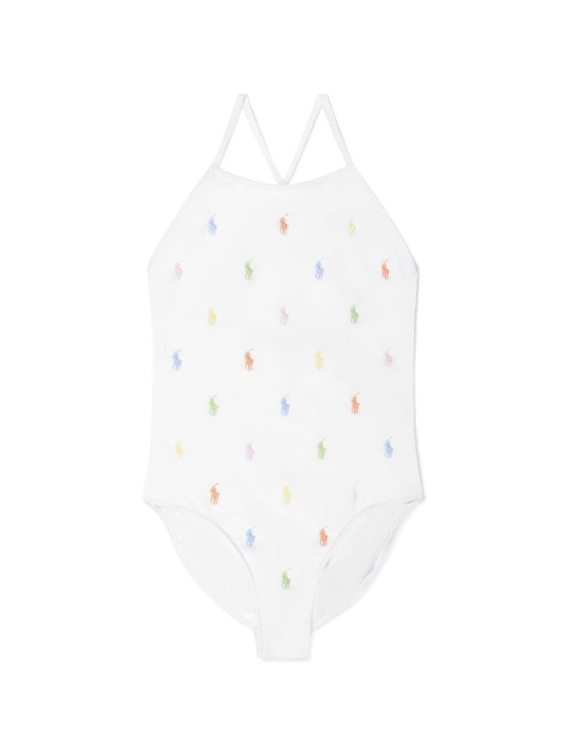 

Детский купальник с логотипом Ralph Lauren Ralph Lauren Kids, белый