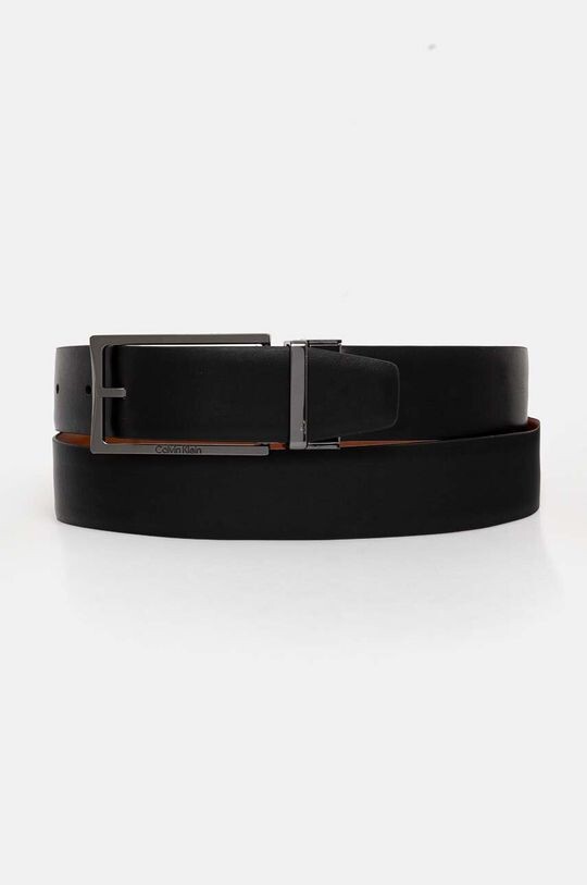 

Двусторонний кожаный ремешок Calvin Klein, черный