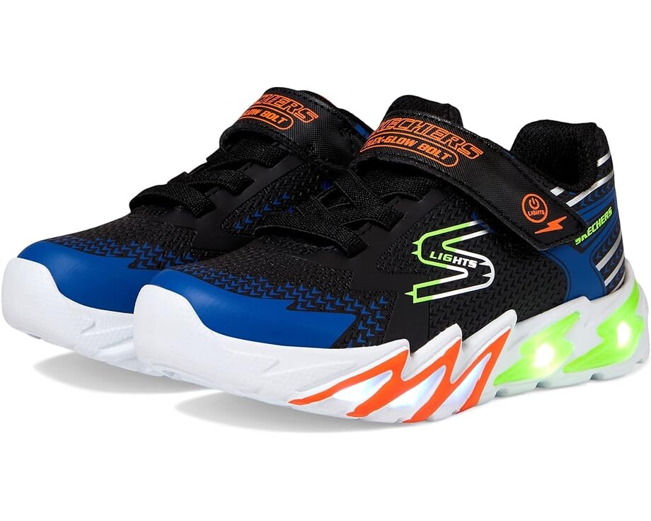 

Кроссовки Skechers Flex Glow Bolt 400138L, цвет Black/Blue