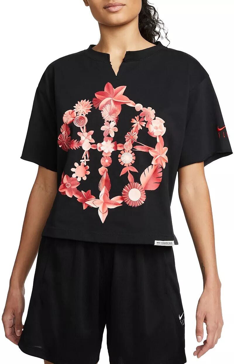 

Женская футболка с круглым вырезом Nike Dri-FIT Standard Issue, черный