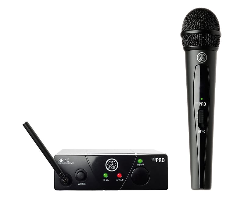 цена Микрофон AKG WMS40 Mini Single Wireless Vocal Microphone Set - Band B (537.900 MHz)