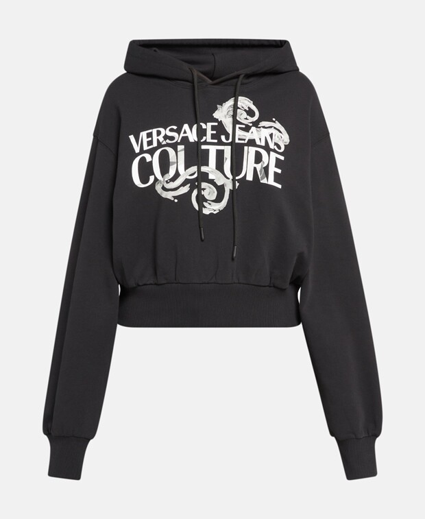

Толстовка с капюшоном Versace Jeans Couture, черный