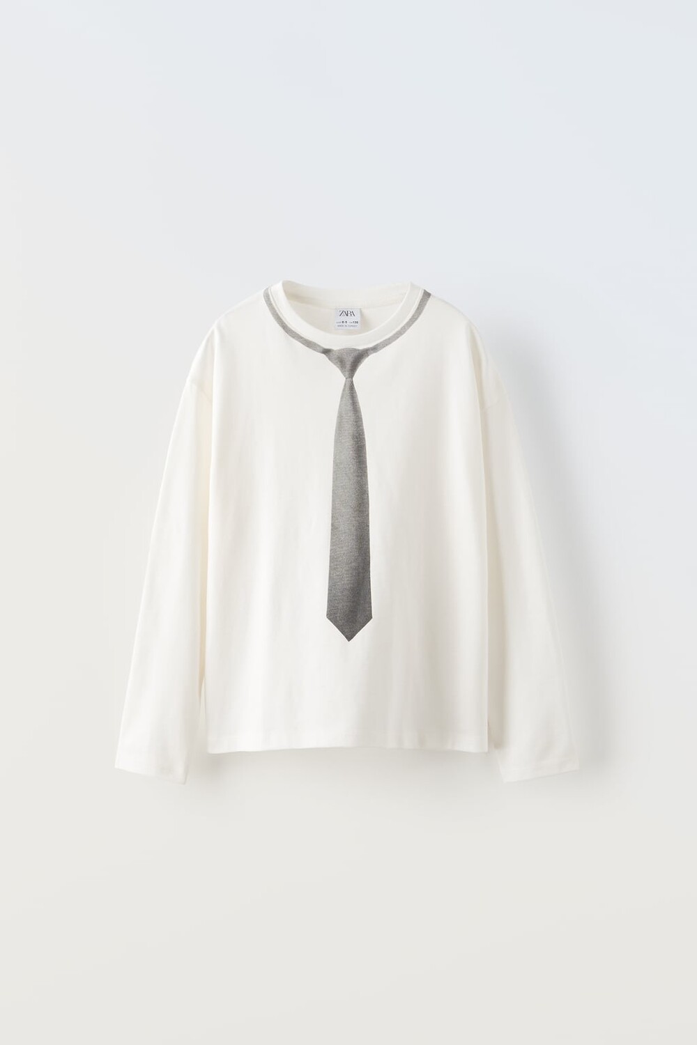 

Футболка с принтом ZARA, экрю