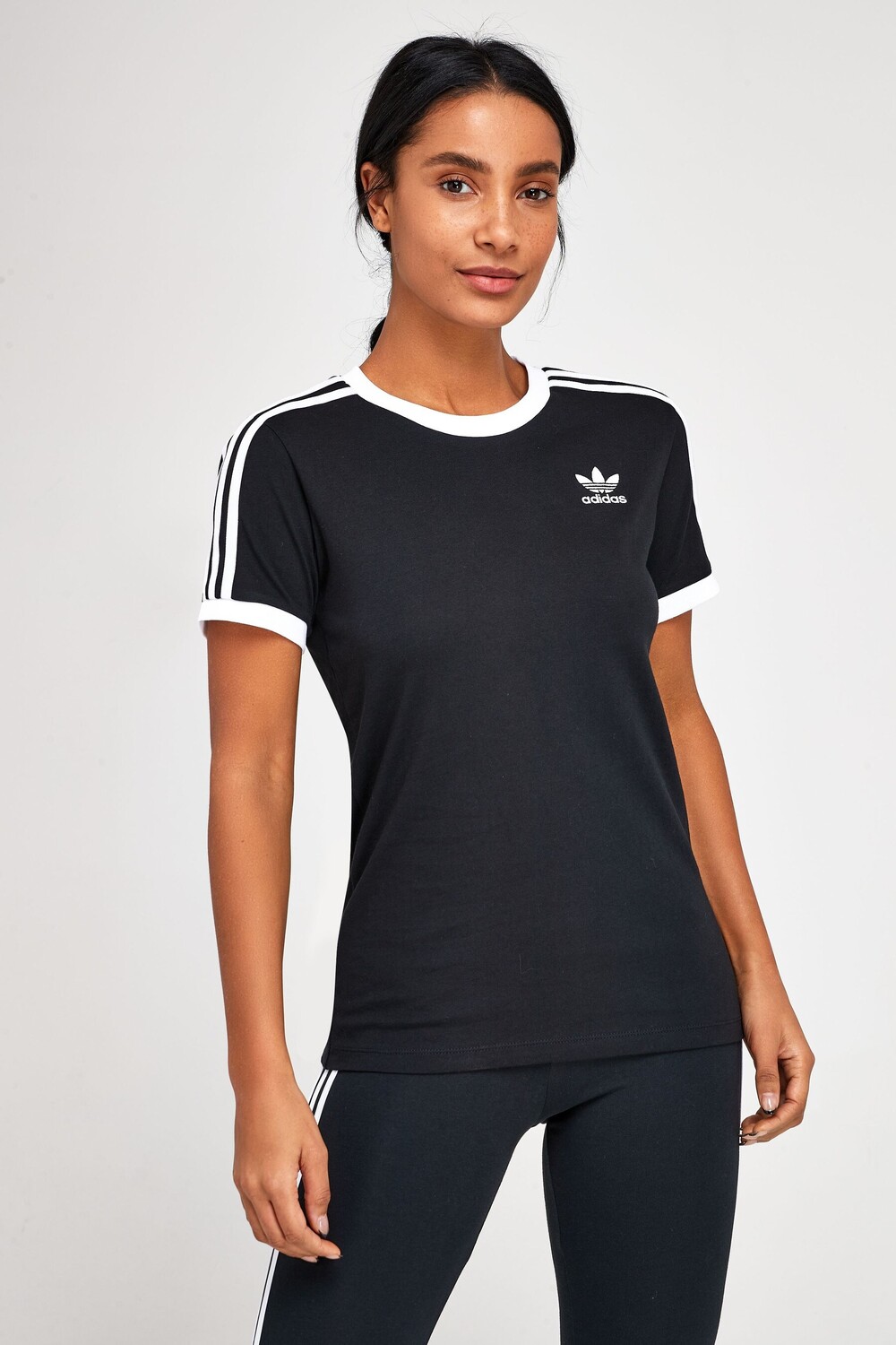 

Футболка adidas Originals с тремя полосками adidas originals, черный
