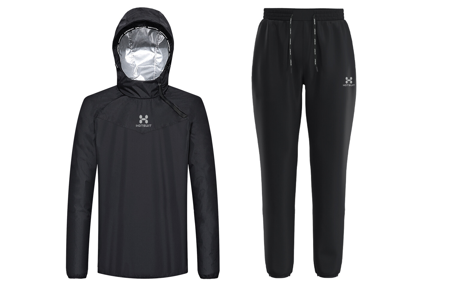

HOTSUIT Повседневная спортивная одежда унисекс, Черный (обновленная версия)