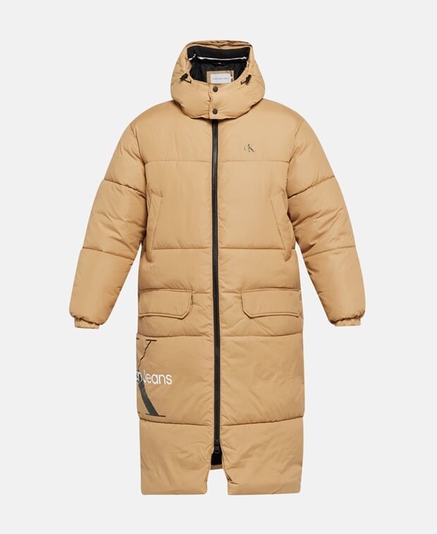 

Зимнее пальто Calvin Klein Jeans, кэмел
