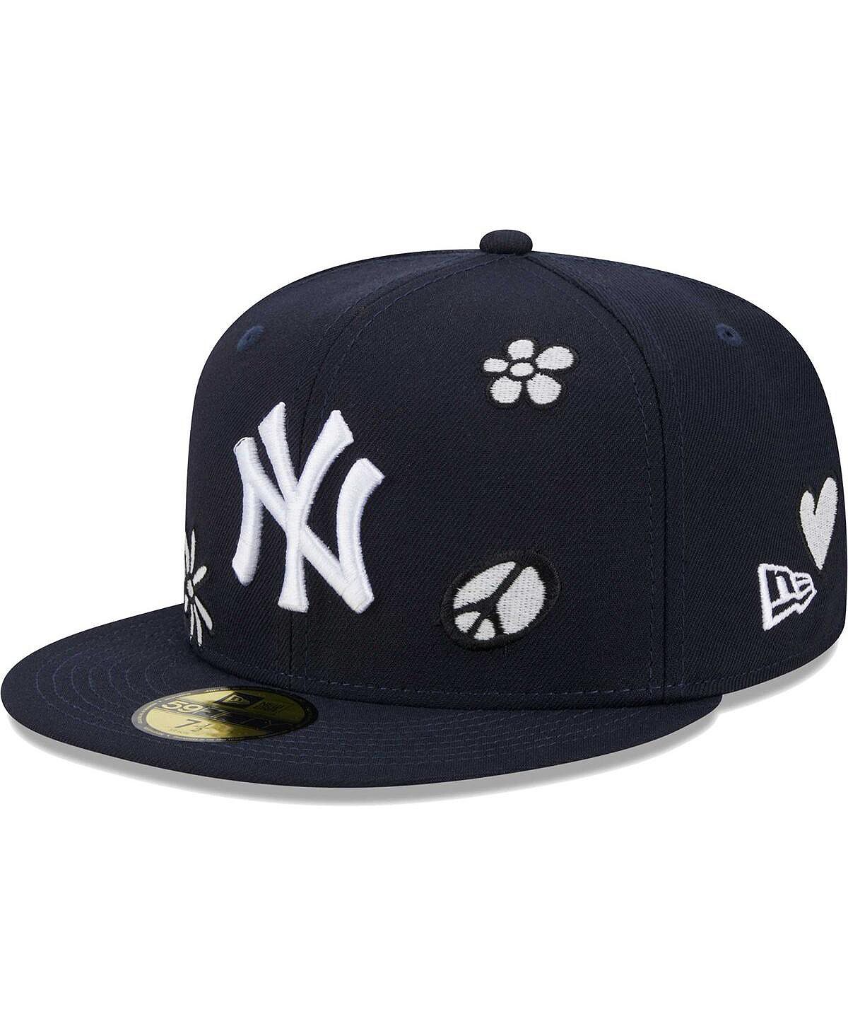 

Мужская темно-синяя приталенная шляпа New York Yankees Sunlight Pop 59FIFTY New Era