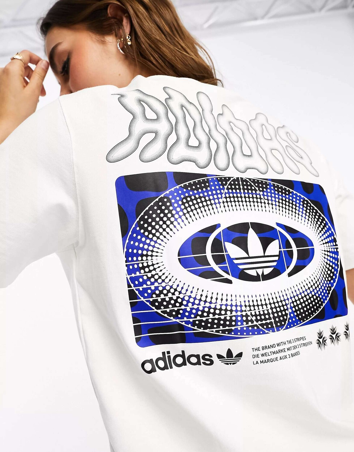 

Белая футболка adidas Originals GRF, Белый