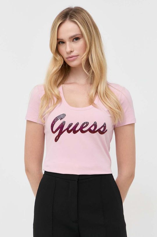 

Футболки Guess, розовый