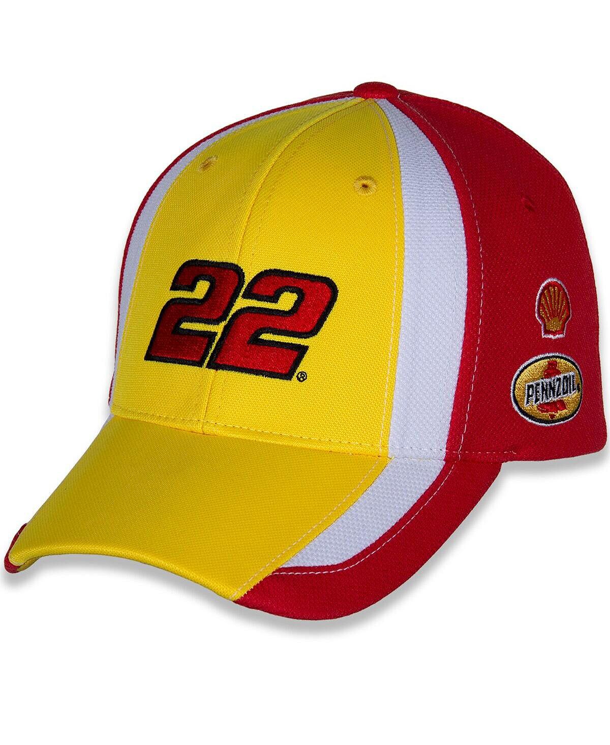 

Мужская бейсболка желто-красного цвета Joey Logano Restart Team Penske