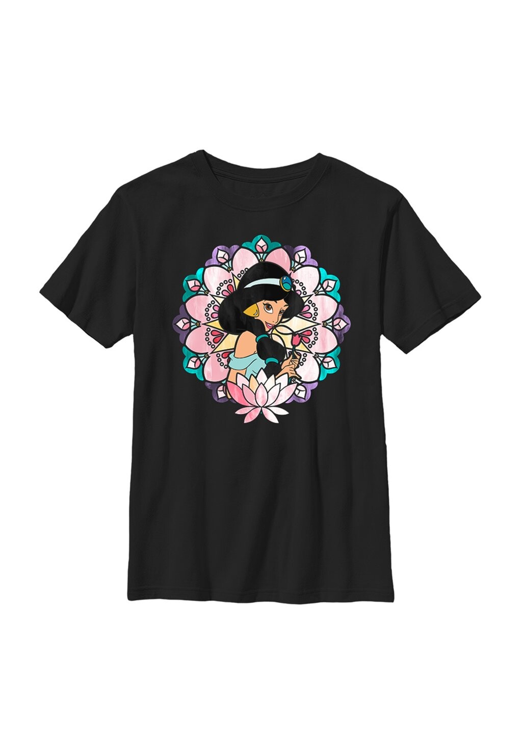 

Футболка с принтом Aladdin Glass Jasmine Disney, черный