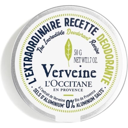 

L'OCCITANE Вербена-дезодорант-бальзам 50 г Натуральная защита унисекс для всех типов кожи