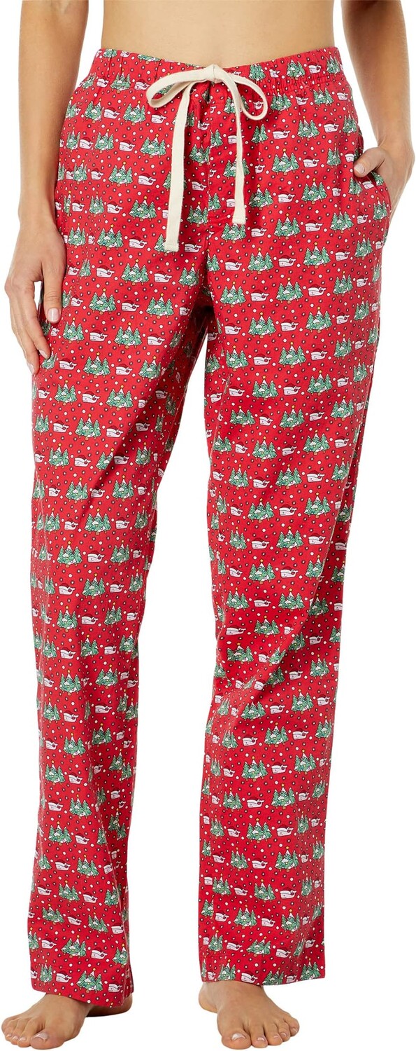 

Брюки для отдыха с принтом Vineyard Vines, цвет Nautical Red
