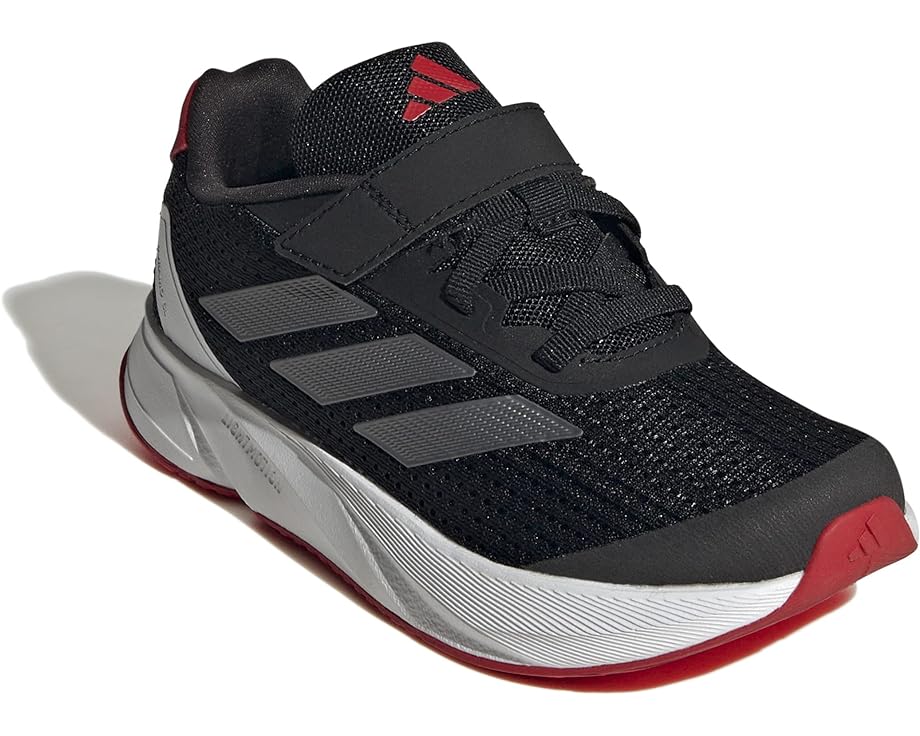 

Кроссовки Adidas Duramo SL Elastic Lace, цвет Core Black/Iron Metallic/Better Scarlet