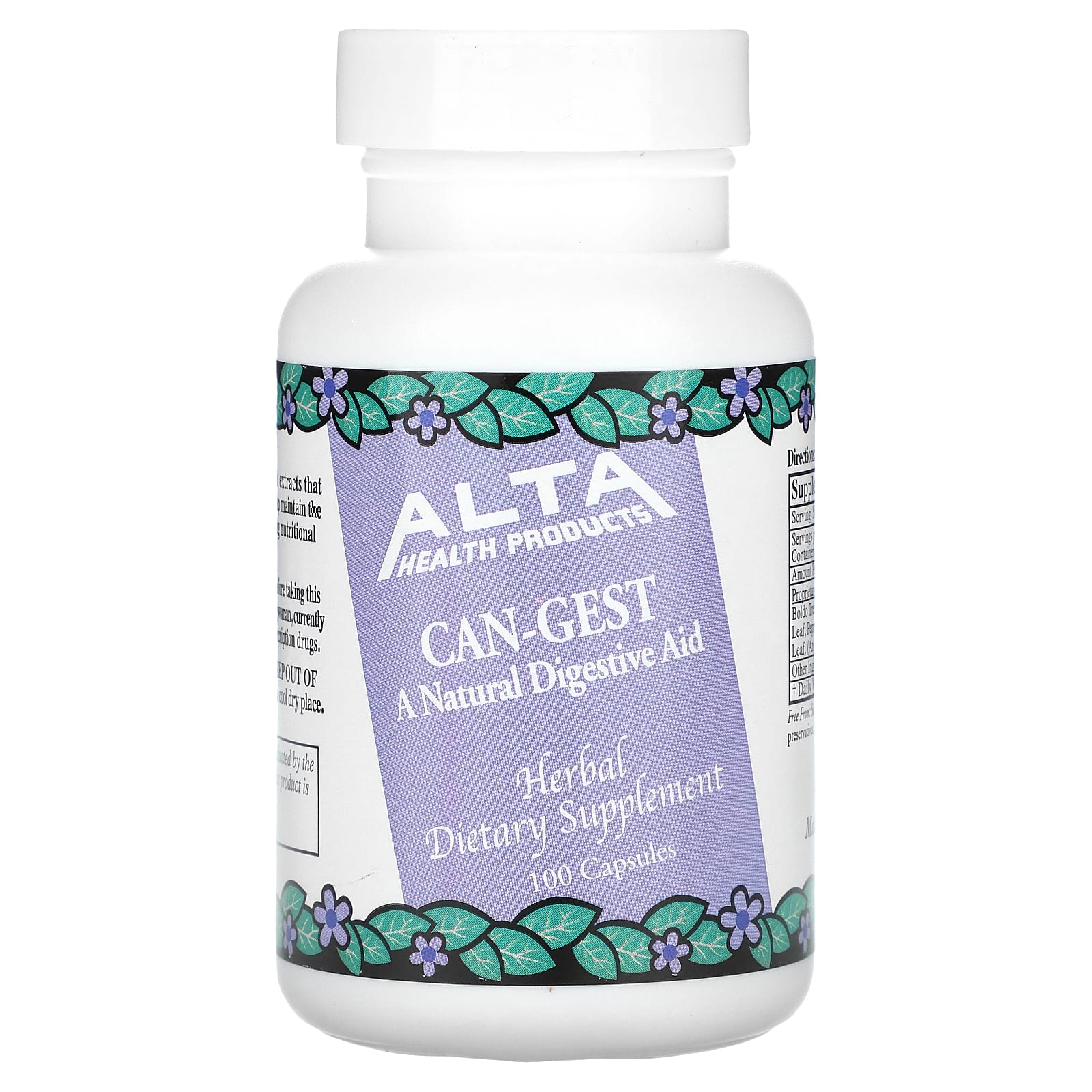 Alta Health Can-Gest 100 капсул магния хлорид alta health magnesium chloride 100 таблеток