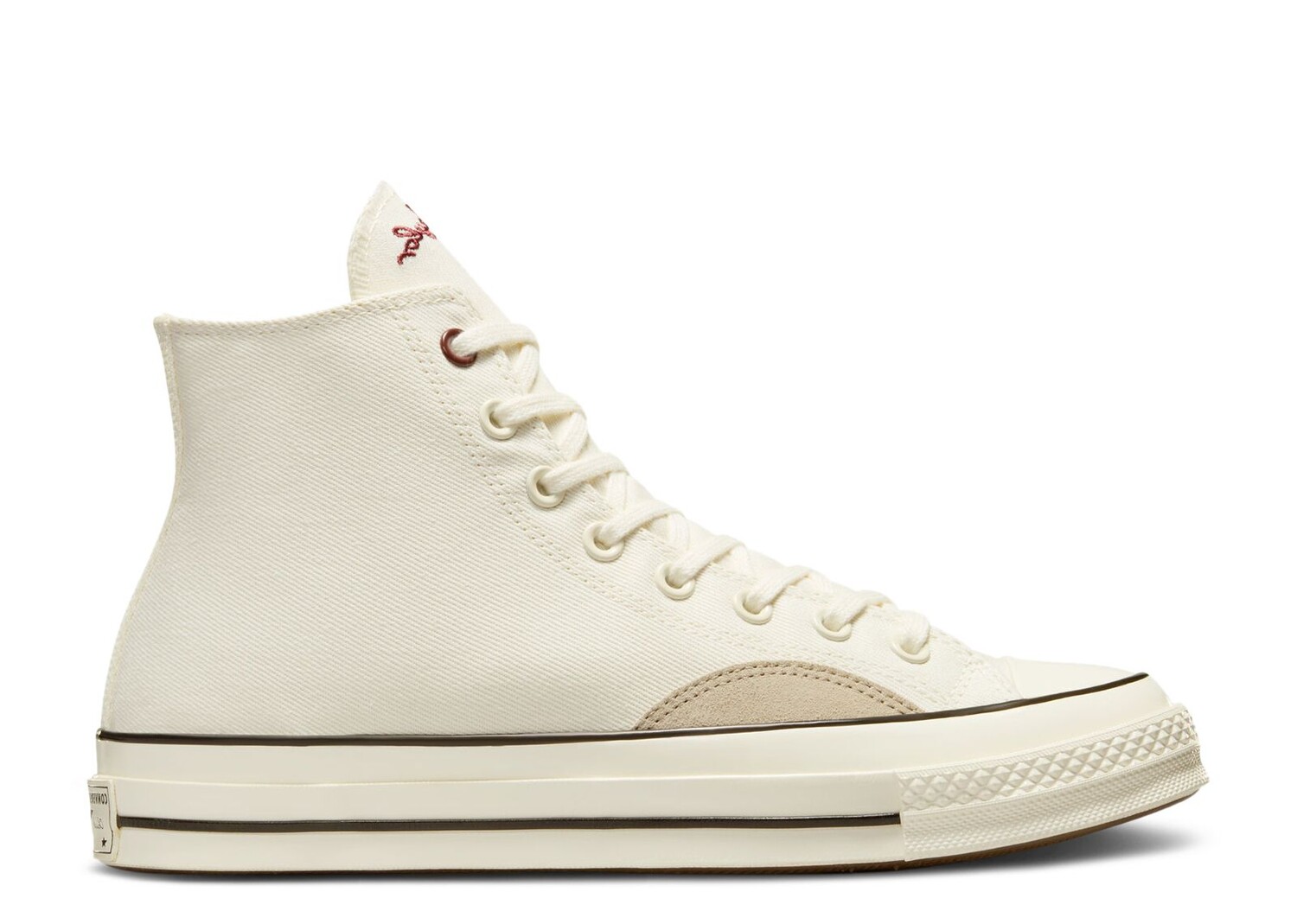 

Кроссовки Converse Chuck 70 Mixed Materials High 'Egret Cherry Daze', кремовый, Бежевый