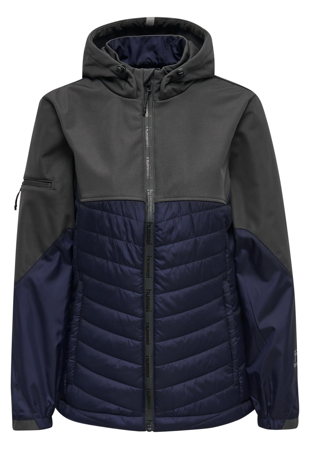 Куртка для активного отдыха Hummel, темно-серый/синий рюкзак для ноутбука rivacase 7562 grey dark blue