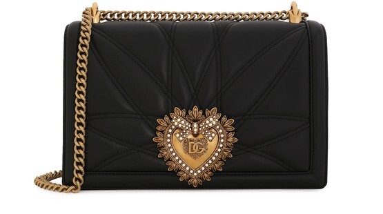 

Большая сумка Devotion из кожи наппа. Dolce & Gabbana, черный