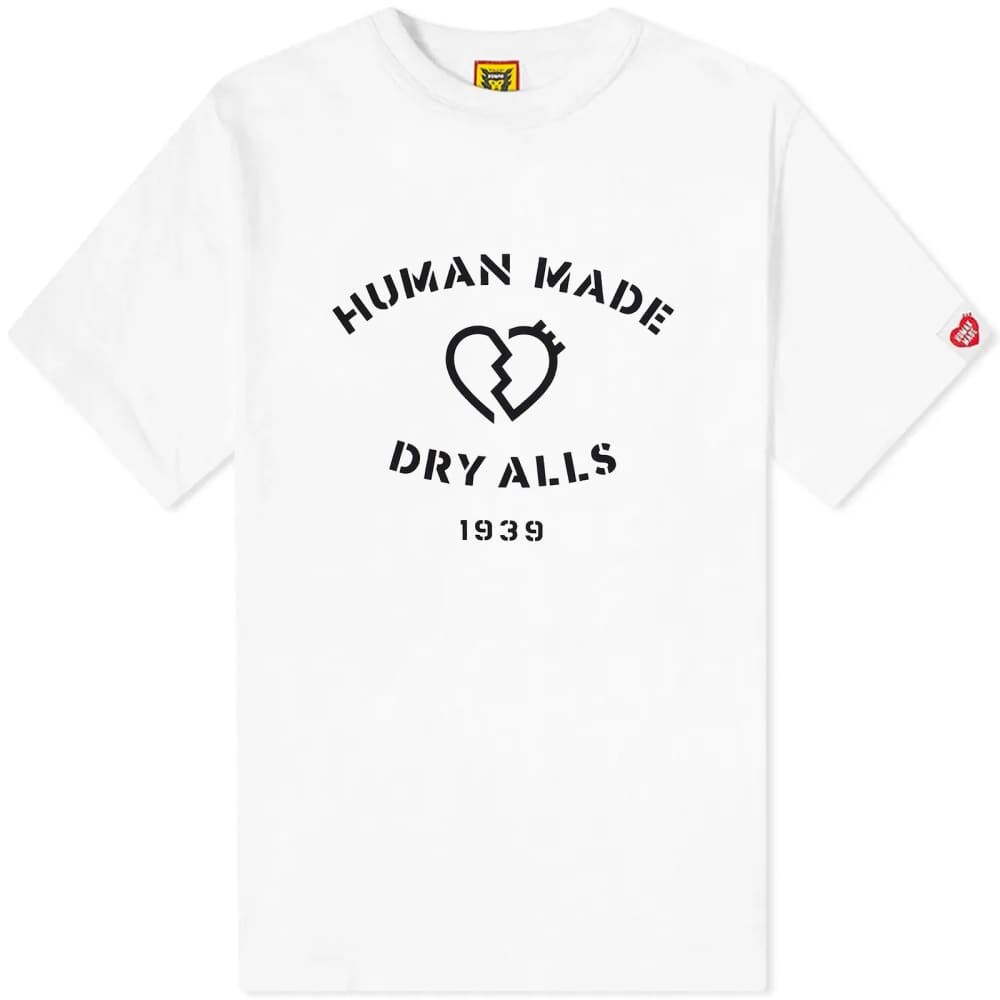 

Футболка с логотипом в стиле милитари Human Made, белый