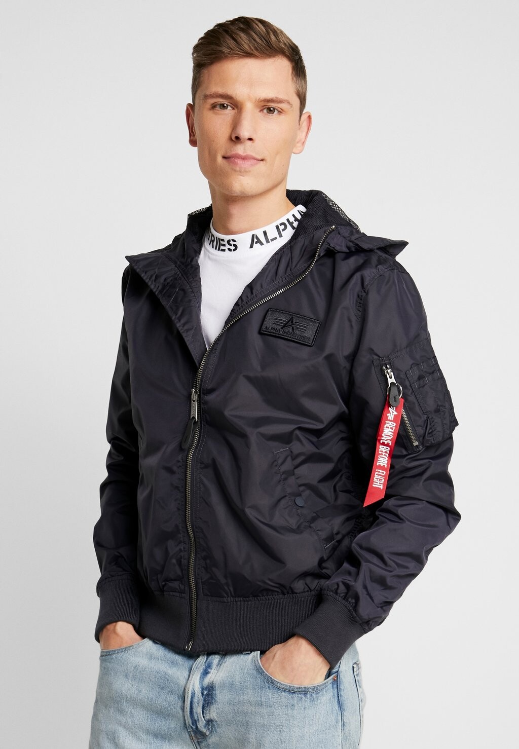 

Куртка Alpha Industries, цвет iron grey
