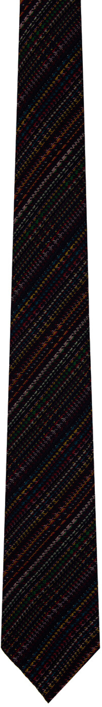 

Разноцветный галстук в фирменную полоску Paul Smith, цвет Multicolour