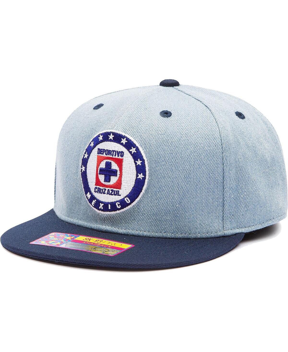 

Мужская джинсовая шляпа Snapback Cruz Azul Nirvana темно-синего цвета Fan Ink