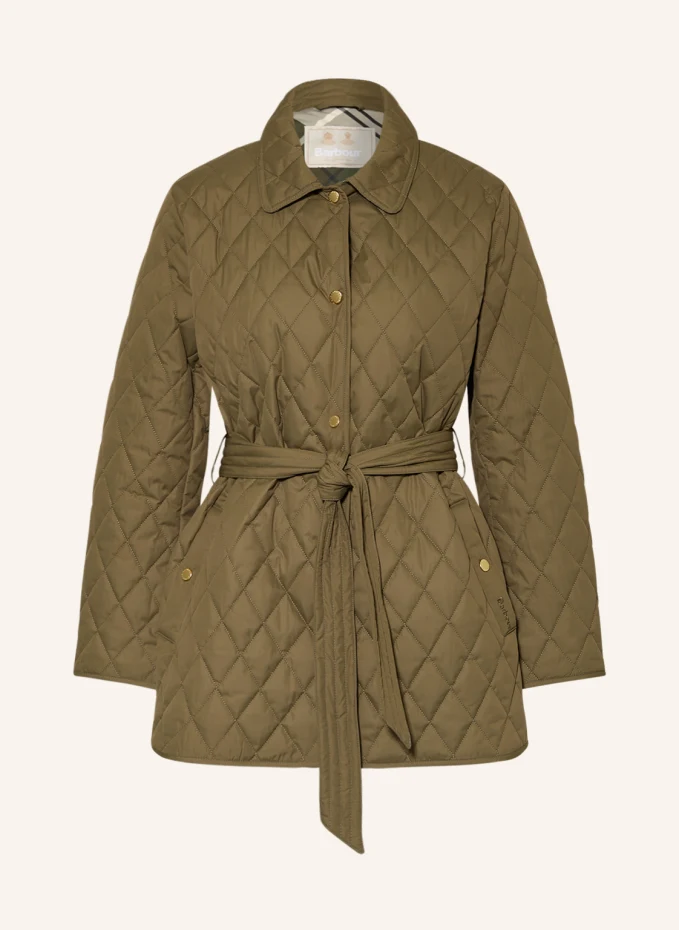 

Стеганая куртка рэи Barbour, зеленый