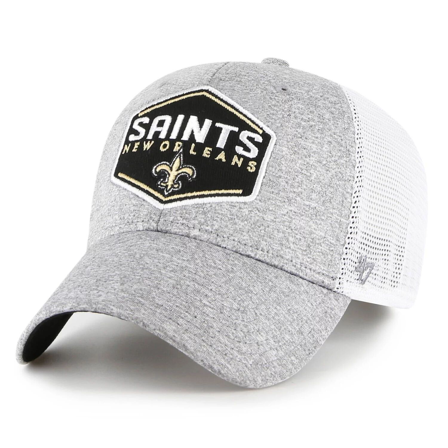 

Мужская серо-белая кепка New Orleans Saints Hitch Contender 2047 года