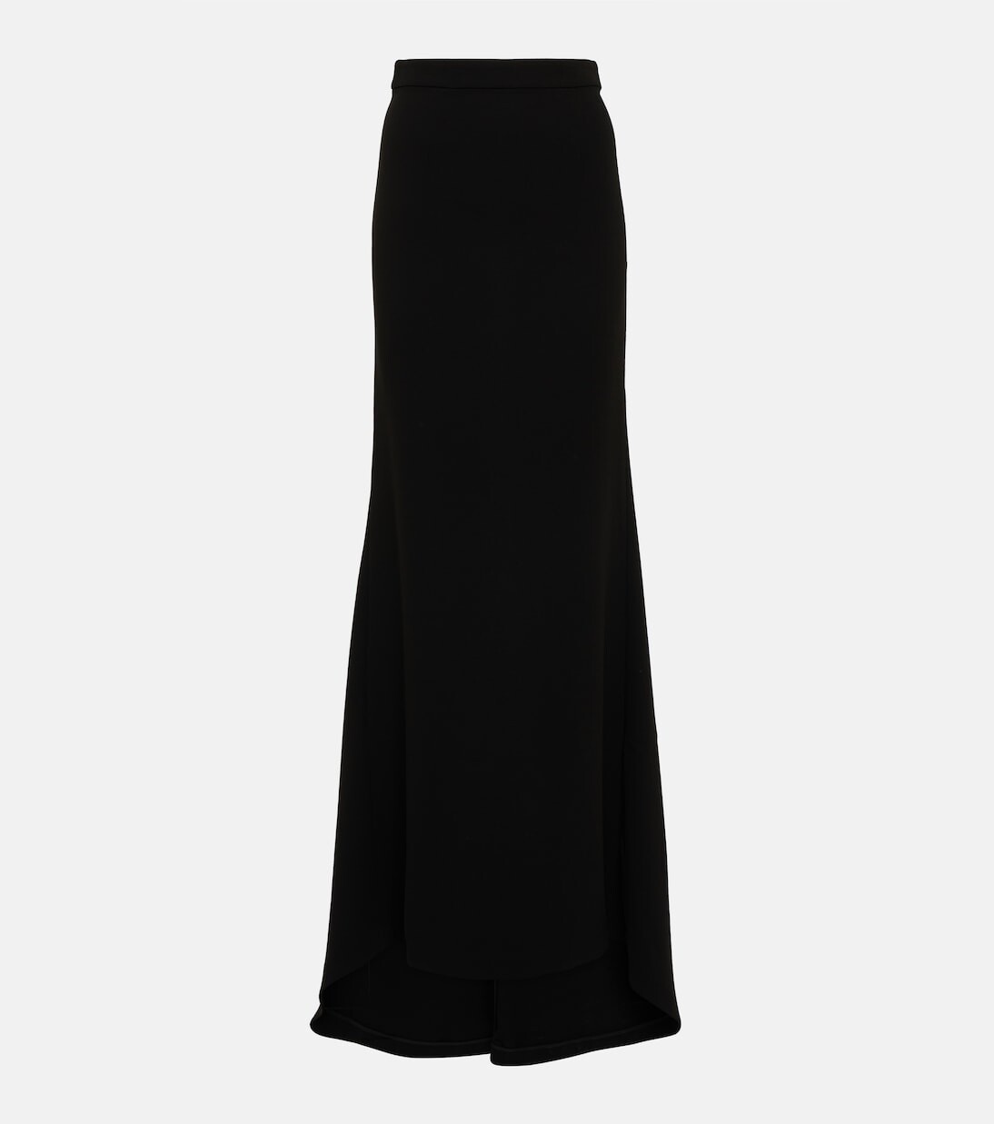 

Юбка макси из кади с высокой посадкой Roland Mouret, черный