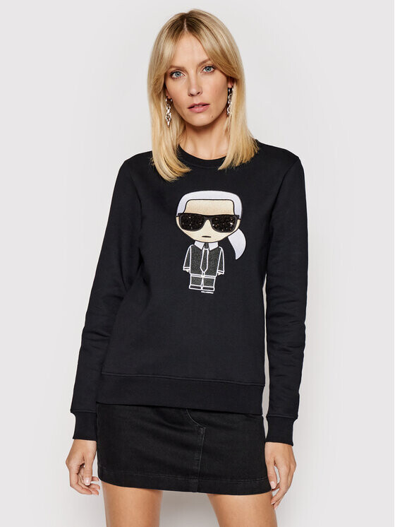 

Толстовка обычного кроя Karl Lagerfeld, черный