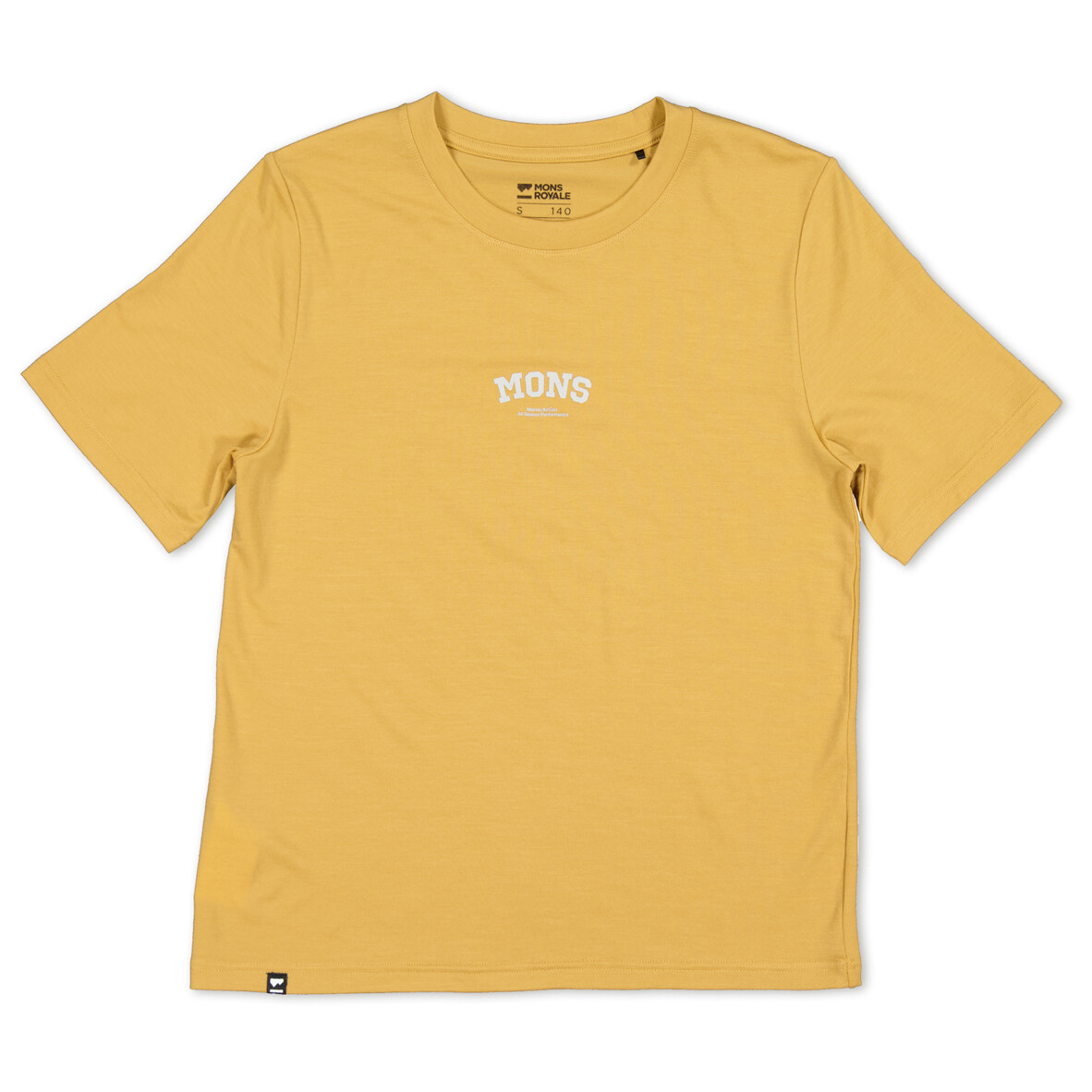 

Рубашка из мериноса Mons Royale Women's Icon Relaxed Tee, цвет Honey