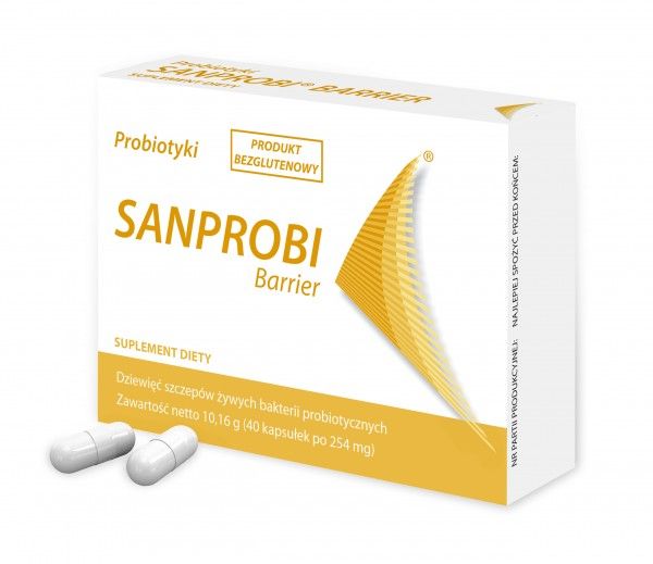 Sanprobi Barrier пробиотические капсулы, 40 шт.
