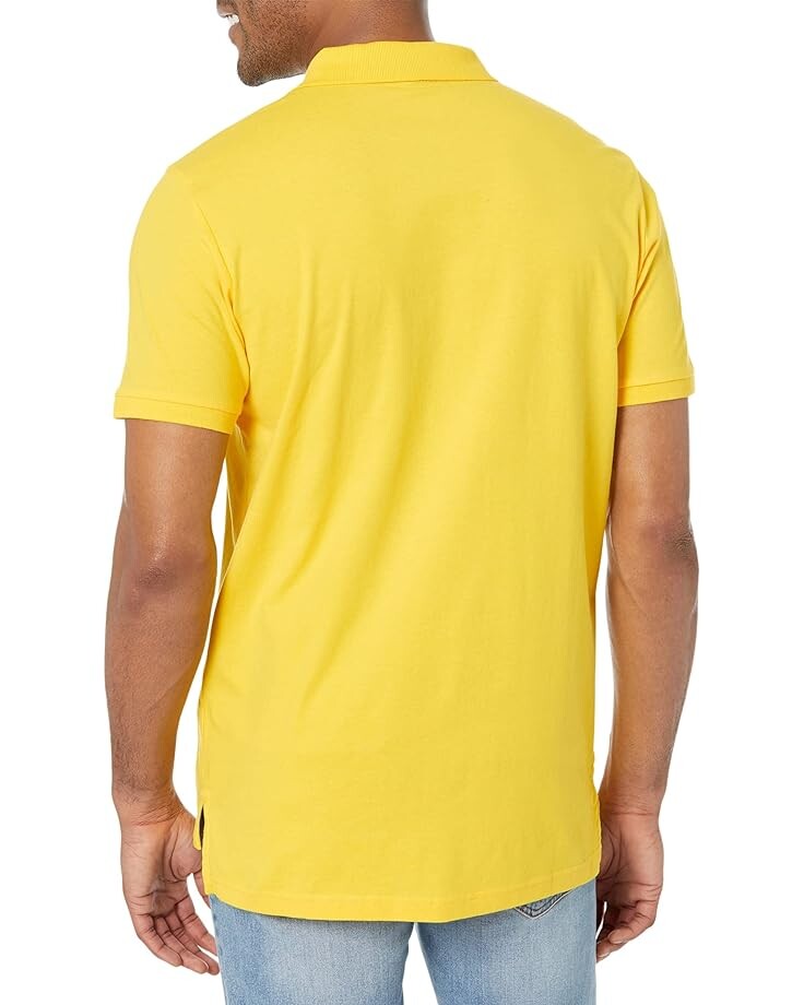 

Поло U.S. POLO ASSN. Solid Jersey Polo Shirt, цвет Dandelion