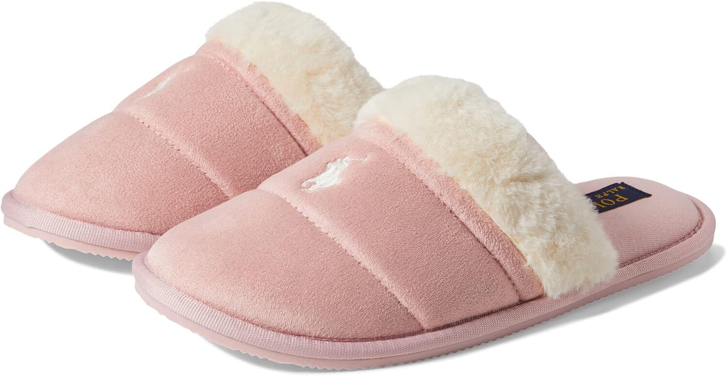 

Тапочки Kelcie Scuff Slipper Polo Ralph Lauren, розовый