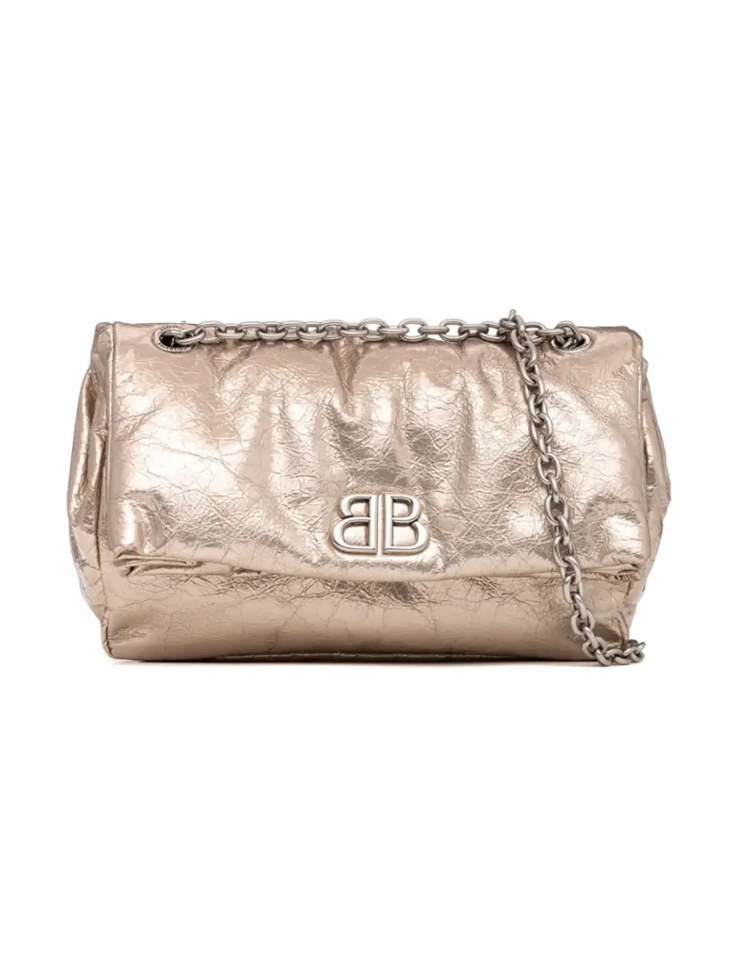 

Сумка на плечо Monaco Small Balenciaga, бежевый