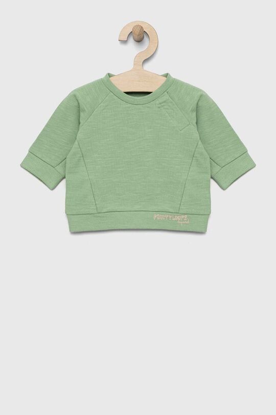 

Толстовка из хлопка для новорожденных United Colors of Benetton, зеленый