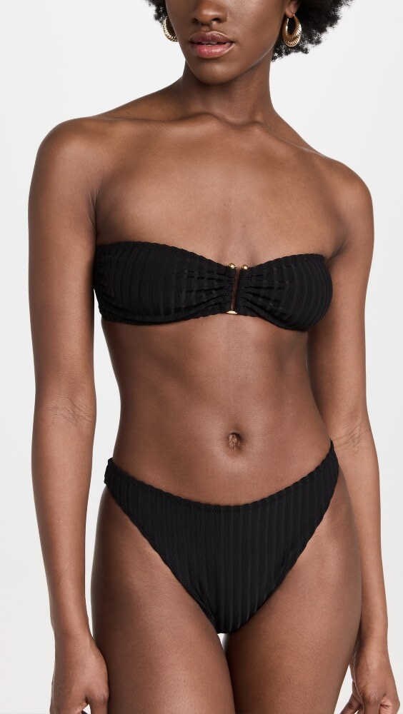

Бикини топ Solid & Striped The Tati, черный