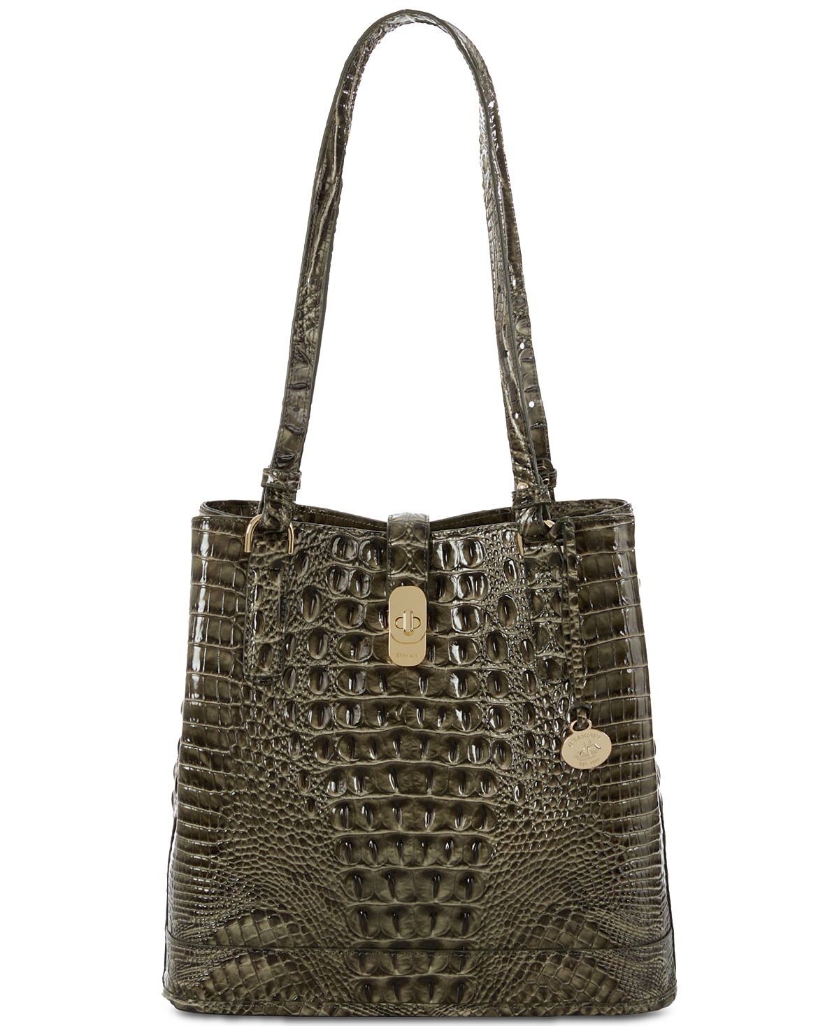 

Кожаная сумка через плечо Fiora Melbourne с тиснением Brahmin