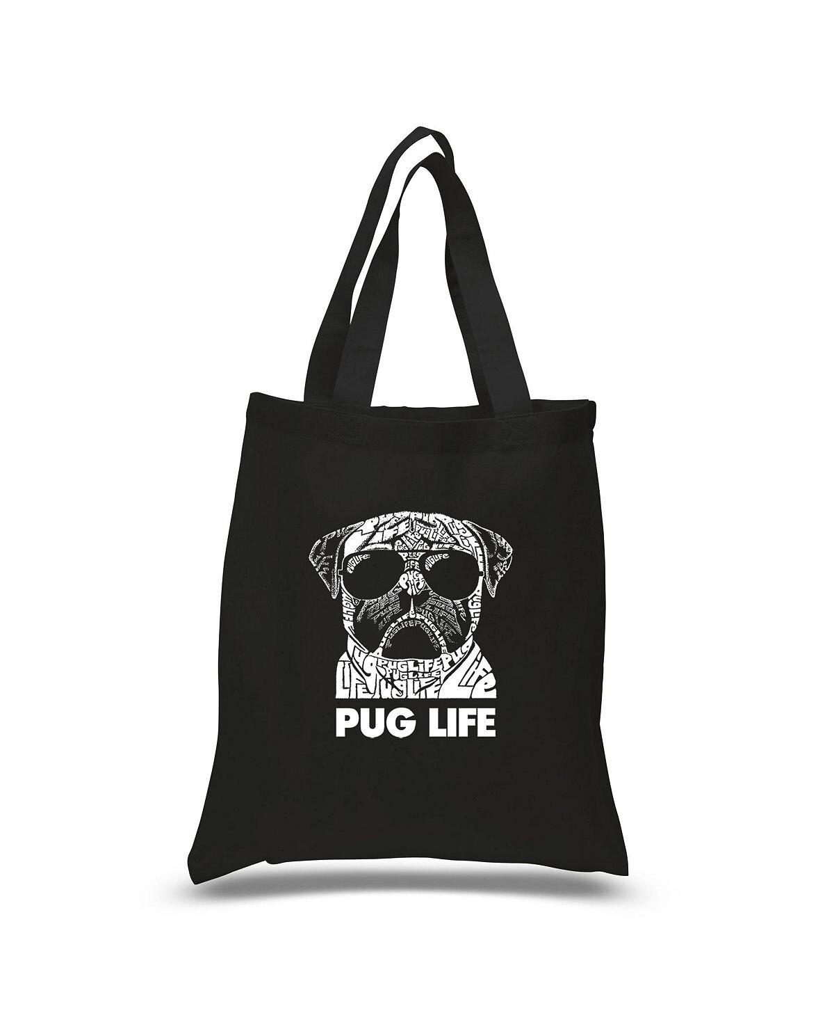 

Pug Life — сумка Word Art LA Pop Art, черный