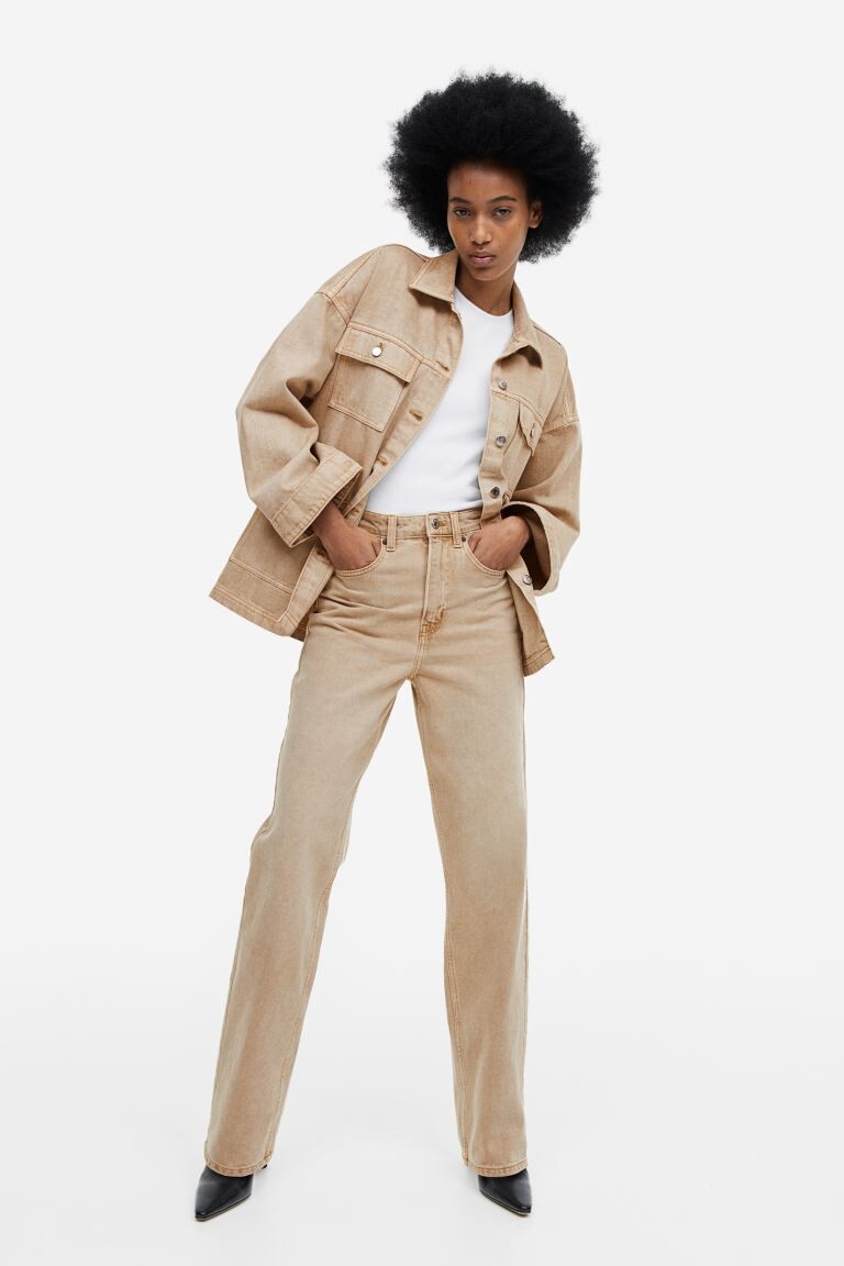 

Прямые высокие джинсы 90-х годов H&M