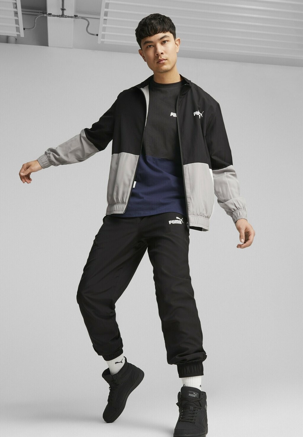 

Высокие кроссовки Rebound Buck Puma, цвет black shadow gray