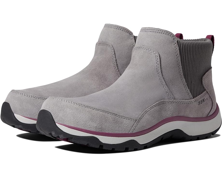 Ботинки L.L.Bean Snow Sneaker 5 Ankle Water Resistant Insulated Pull-On, цвет Frost Gray/Bramble Berry