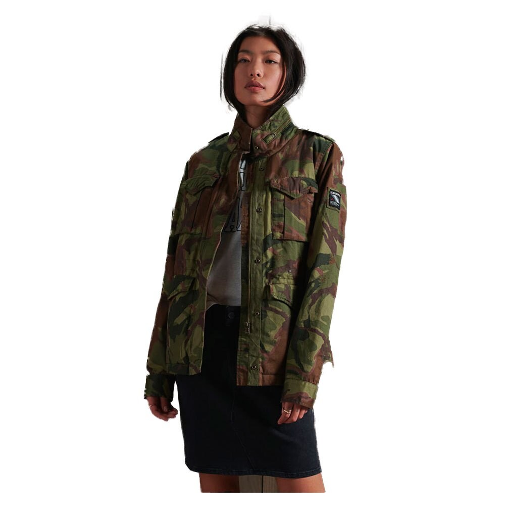 

Куртка Superdry Classic Rookie Borg, зеленый