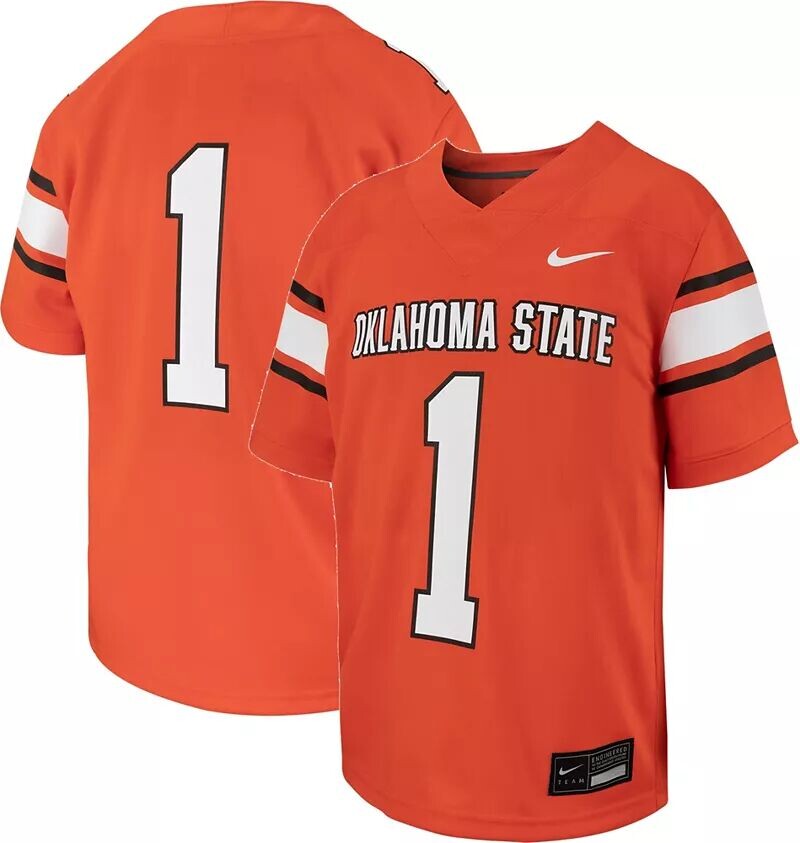 

Футбольная майка Nike Youth Oklahoma State Cowboys оранжевого цвета