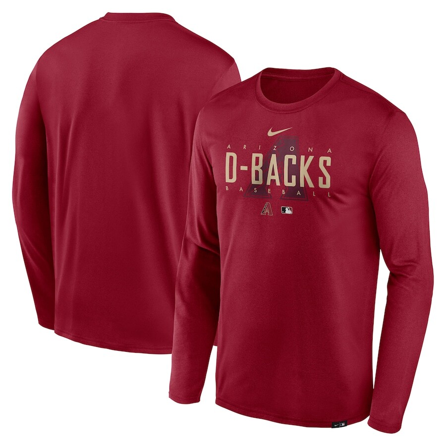 

Футболка с длинным рукавом Nike Arizona Diamondbacks, красный