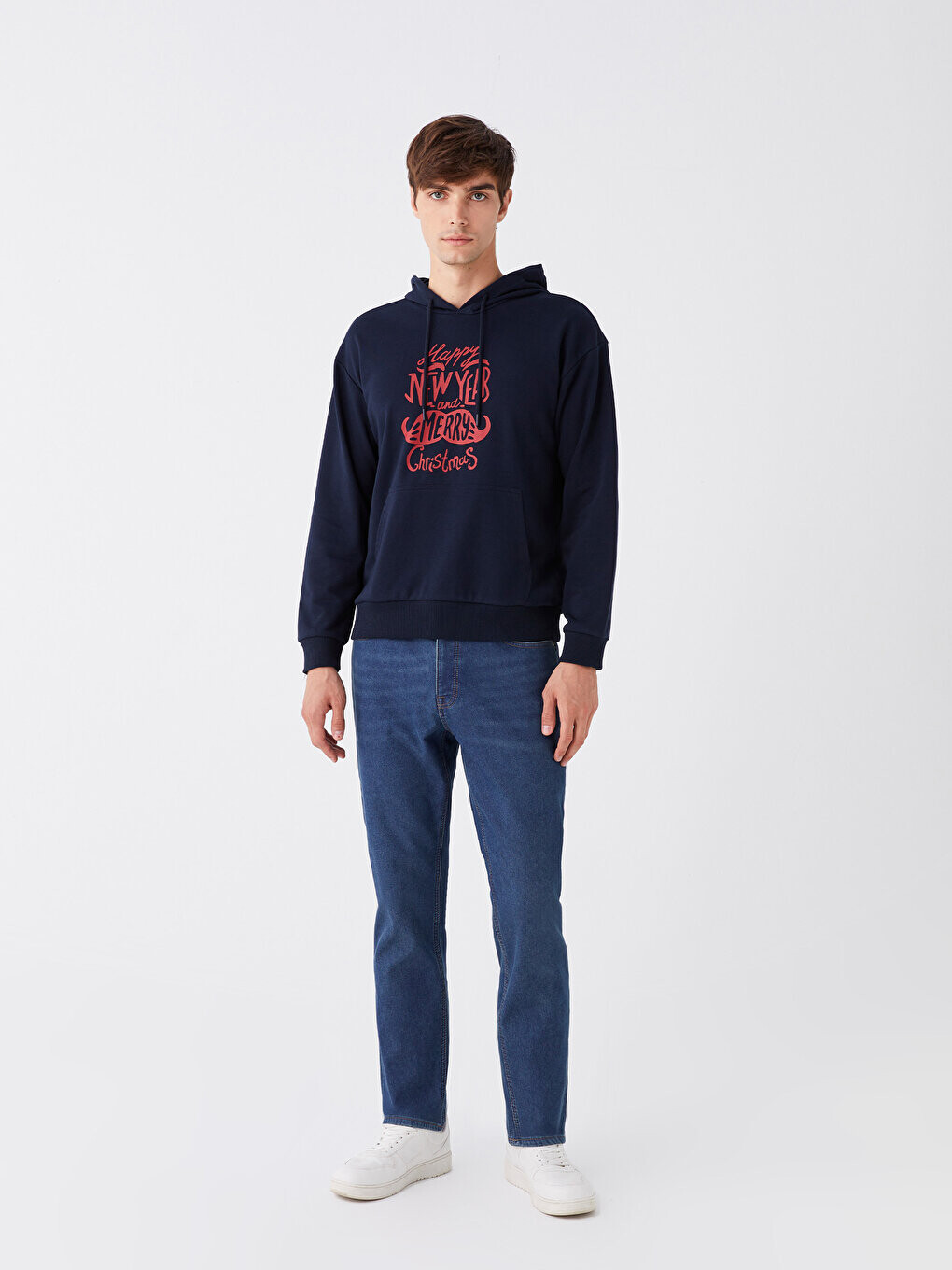 

779 Мужские джинсовые брюки стандартного кроя LCW Jeans, среднее индиго родео