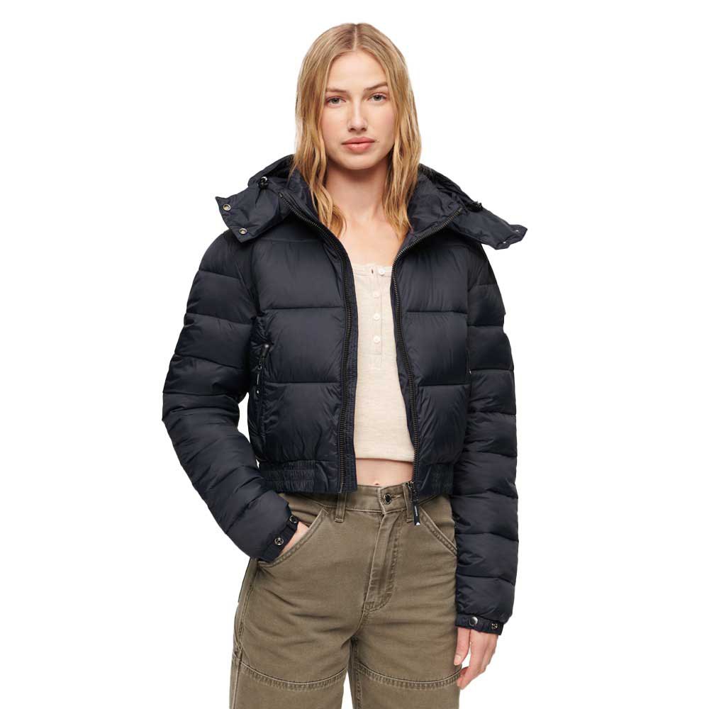 

Куртка Superdry Crop Fuji Puffer, синий