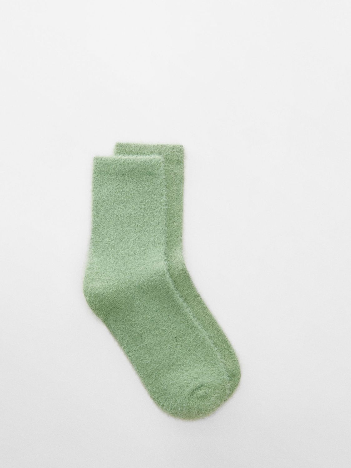 Носки Peluso до щиколотки Mango, зеленый