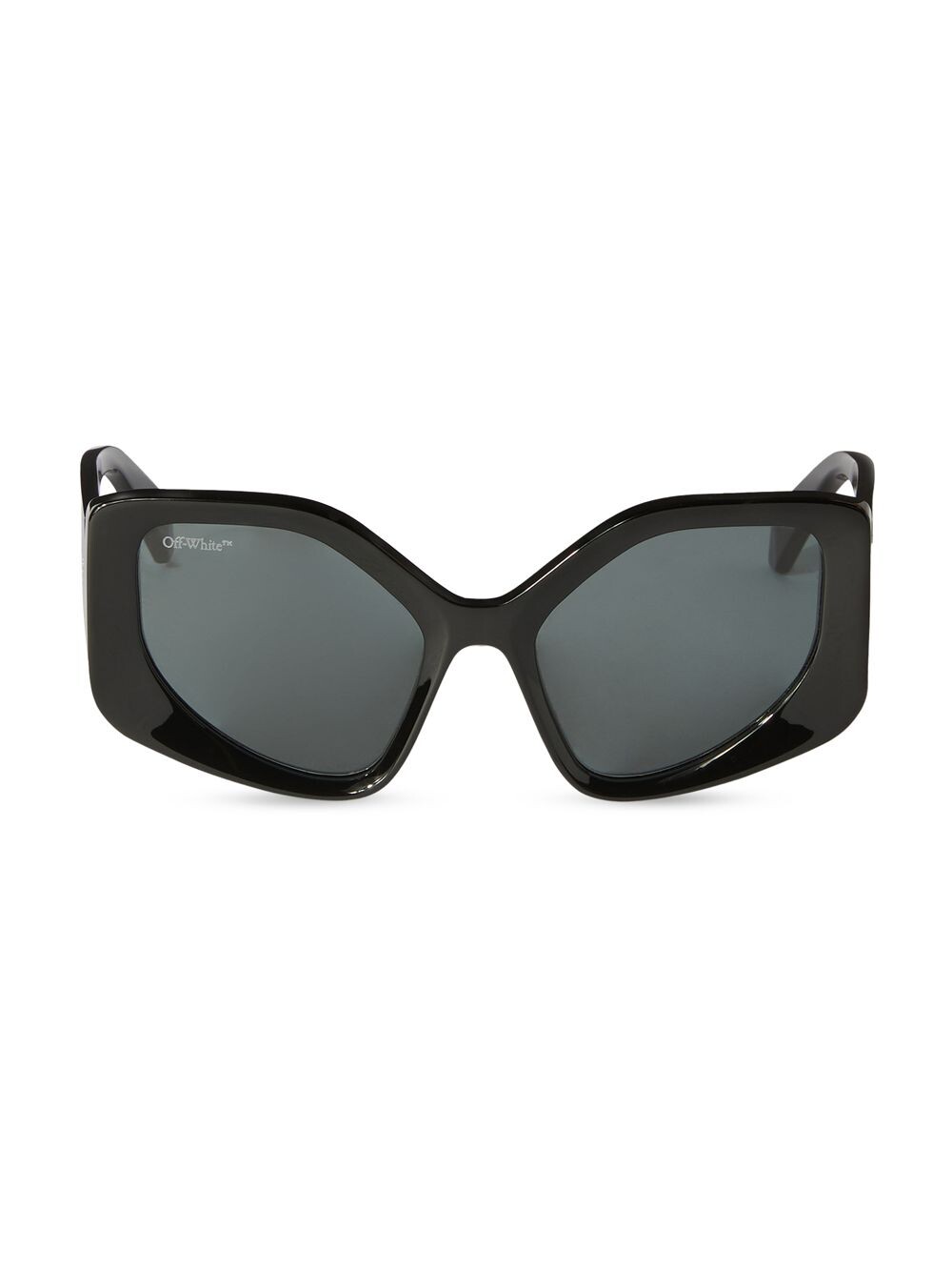 

Солнцезащитные очки «кошачий глаз» Denver 58MM Denver Off-White, черный
