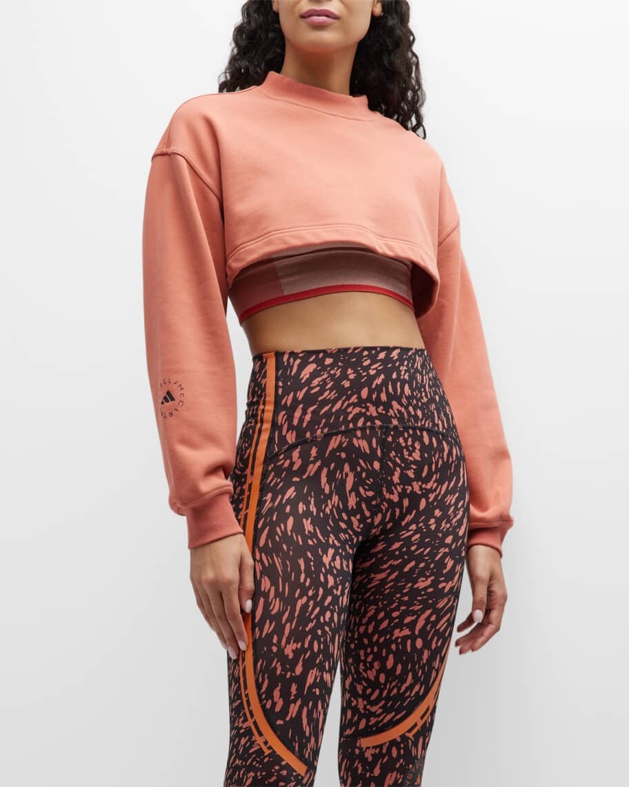 

Укороченная спортивная толстовка TrueCasuals adidas by Stella McCartney